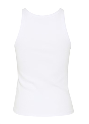 Drew Rhinestone logo tank Bright White Gestuz 